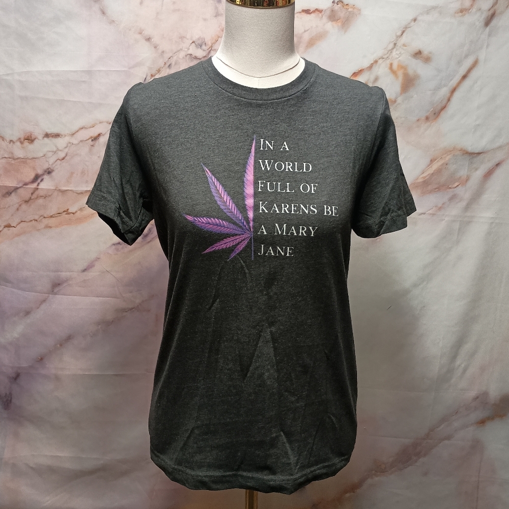 Bella Canvas Mary Jane Cannabis Graphic Tee